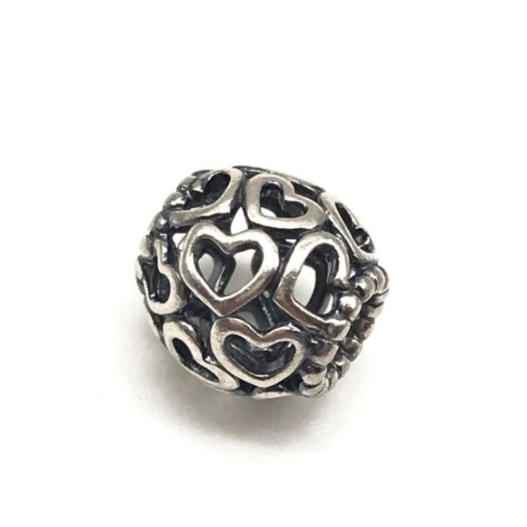 Pandora Openwork Heart Bead Charm - Picture 3 of 4